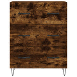 Sideboard Smoked Oak 69.5x34x90 cm Engineered Wood 827849