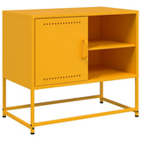TV Cabinet Mustard Yellow 68x39x60.5 cm Steel 846521