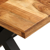 Dining Table Solid Acacia and Mango Wood 180x90x76 cm 245640