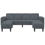 Living Room Couch 3 pcs Dark Grey 3335123