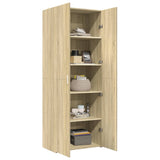 Highboard Sonoma Oak 70x42.5x185 cm Engineered Wood 3281422