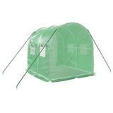 Greenhouse with Steel Frame Green 4 m 2x2x2 m 364073