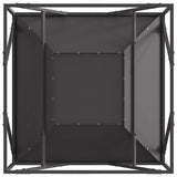 Fire Pit Black 80 x 80 x 40 cm Steel 858994