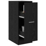 Apothecary Cabinet Black oak 30 x 41 x 77.5 cm Engineered wood 868992