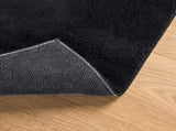 Rug HUARTE Short Pile Soft and Washable Black 200x200 cm 375118