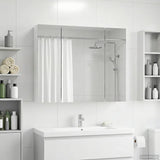 Bathroom Mirror Cabinet White 60 x 14.5 x 50 cm Engineered wood 889071