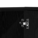 Book Cabinet/Room Divider Black Oak 60.5x30x90cm Engineered Wood 862473