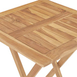 Garden Set 3 pcs Brown Soild Teak Wood 3437386
