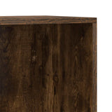 Book Cabinet/Sideboard Smoked Oak 66x30x130 cm Engineered Wood 815249