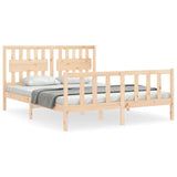 Bed Frame without Mattress 160x200 cm Solid Wood Pine 3192436