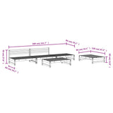 5 Piece Garden Lounge Set Impregnated Wood Pine 3186605