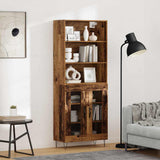 Highboard 2 pcs Old Wood Engineered Wood 3403171