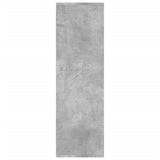 Bookcase Concrete grey Engineered wood Medium Storage Bookcase 801129