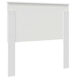 Headboard with Headboard White 100 cm Engineered wood 887791