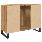 ZNTS Bathroom Sink Cabinet Artisan Oak 80x33x60 cm Engineered Wood 857239