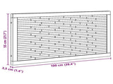 Bed Headboard Natural Solid Teak Wood 42024571