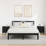 Bedside Cabinet with Drawer 2 pcs Black Oak 40 x 35 x 47.5 cm 882029