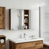 Bathroom Cabinet Set 3 pcs 120 x 14.5 x 70 cm Engineered wood 3403750