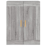 Wall Mounted Cabinets 2 pcs Grey Sonoma Engineered Wood 3197983