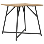 ZNTS Side Table 2-pack in Artisan Oak with Engineered Wood and Metal 869731
