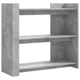 ZNTS Console Table Concrete Grey 100x35x90 cm Engineered Wood 848475