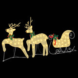 LED Reindeers 3 pcs Warm White Fabric 42012984