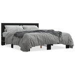 Bed Frame without Mattress Black 150x200 cm King Size 3280097