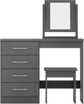 ZNTS Nevada 4 Drawer Dressing Table Set 100-105-021