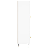 Highboard White 69.5x31x115 cm Engineered Wood 830300