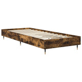 Bed Frame Smoked Oak 80 x 200 cm Engineered Wood 8009047