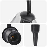 Ceiling Spotlight Black 110.5 x 13 x 26 cm Glass and Metal 42001222