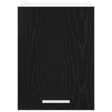 Hanging Cabinet 2 pcs Black Oak and White 30 x 31 x 40 cm 884117