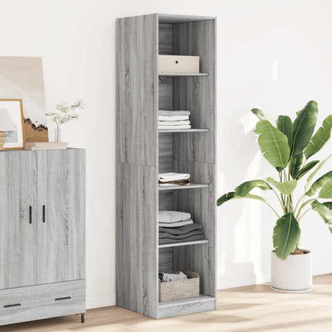 Wardrobe Grey Sonoma 50x50x200 cm Engineered Wood 3307716