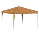 Pop-up Party Tent 288 x 288 x 245 cm Beige Oxford Fabric 42019749