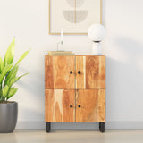 Sideboard with 4 Doors 60x33x75 cm Solid Wood Acacia 352918