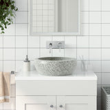 Countertop Basin Grey Round 41x14 cm Ceramic 155064