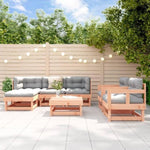 ZNTS 7 Piece Garden Lounge Set Solid Wood Douglas 3186212