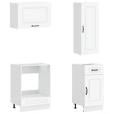 Kitchen Unit KALMAR 8 pcs White Engineered Wood 3438193