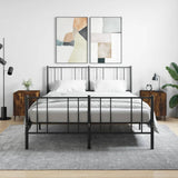 Bedside Cabinets 2 pcs Smoked Oak 40x40x50 cm Engineered Wood 827607