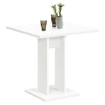 ZNTS FMD Dining Table 70cm White 428690