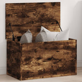 Storage Box Smoked Oak 60x35x35 cm Engineered Wood 840678
