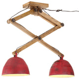 Ceiling Lamp 25 W Distressed Red 29x18x85 cm E27 371934