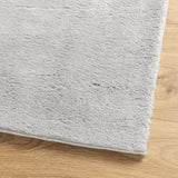 Rug HUARTE Short Pile Soft and Washable Grey 100x200 cm 375074