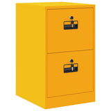 File Cabinet Mustard Yellow 44 x 50 x 74.5 cm Cold-Rolled Steel 891595