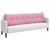Back Pillow Pink 200 x 24 x 50 cm Fabric 42014601