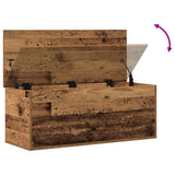 Storage Box Old Wood 90 x 35 x 35 cm Engineered Wood 868711