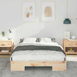 Bed Frame Brown 120 x 190 cm 873040