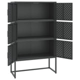 Highboard Anthracite 80x35x135 cm Steel 335879