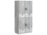 Cabinet Set 2 pcs Grey Sonoma Engineered Wood 3416787