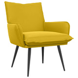 Armchair Yellow Velvet 42047730